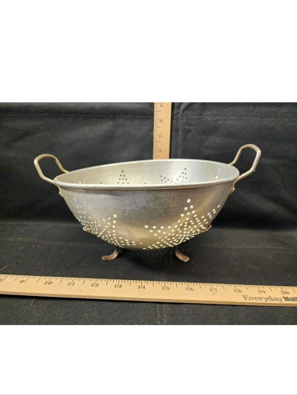 Antique Star Colander Strainer Primitive Decor Used